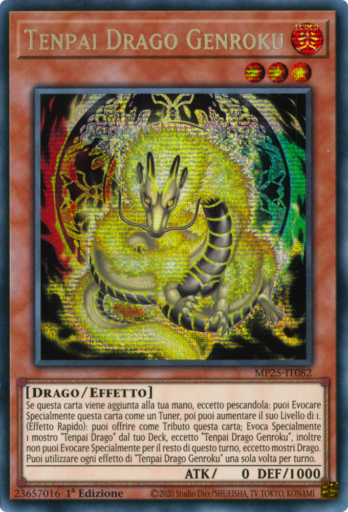 MP25-IT082 Tenpai Drago Genroku Rara Segreta 1a Edizione (IT) -NEAR MINT-