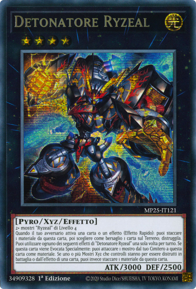 MP25-IT121 Detonatore Ryzeal Rara Segreta 1a Edizione (IT) -NEAR MINT-