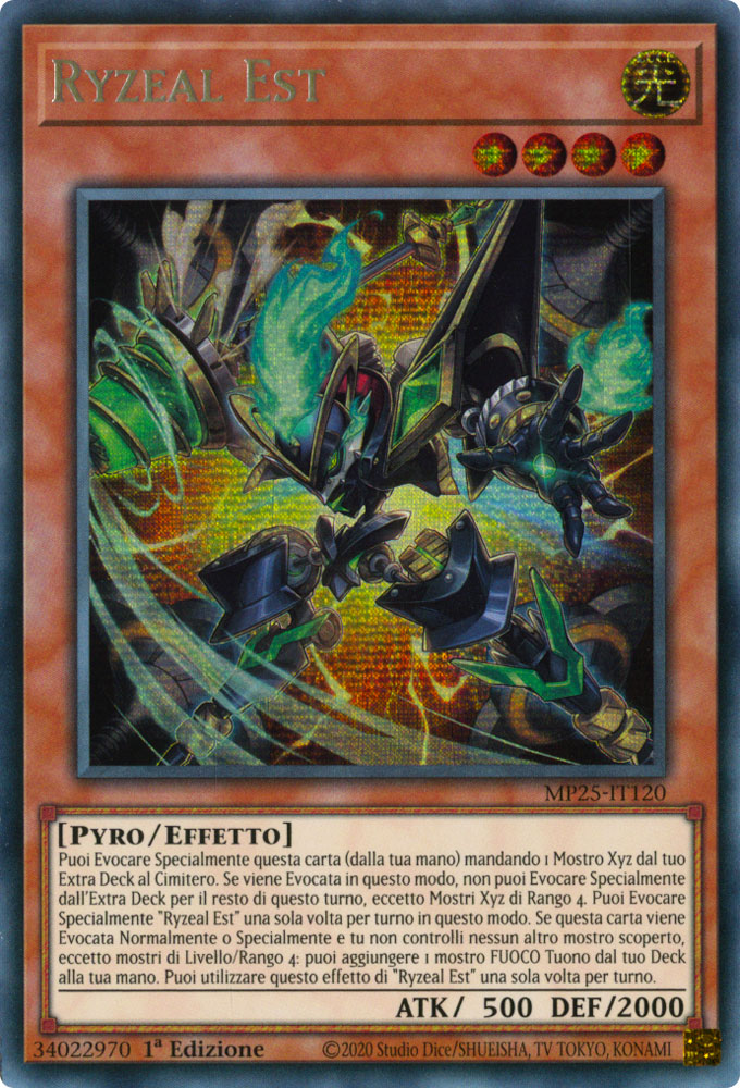 MP25-IT120 Ryzeal Est Rara Segreta 1a Edizione (IT) -NEAR MINT-