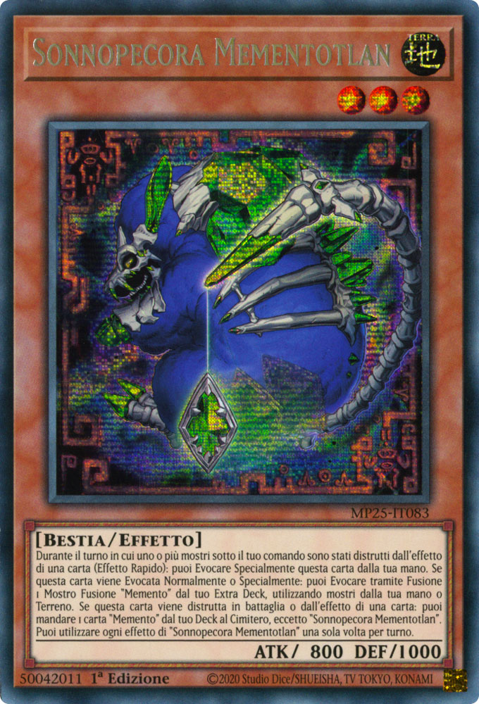 MP25-IT083 Sonnopecora Mementotlan Rara Segreta 1a Edizione (IT) -NEAR MINT-