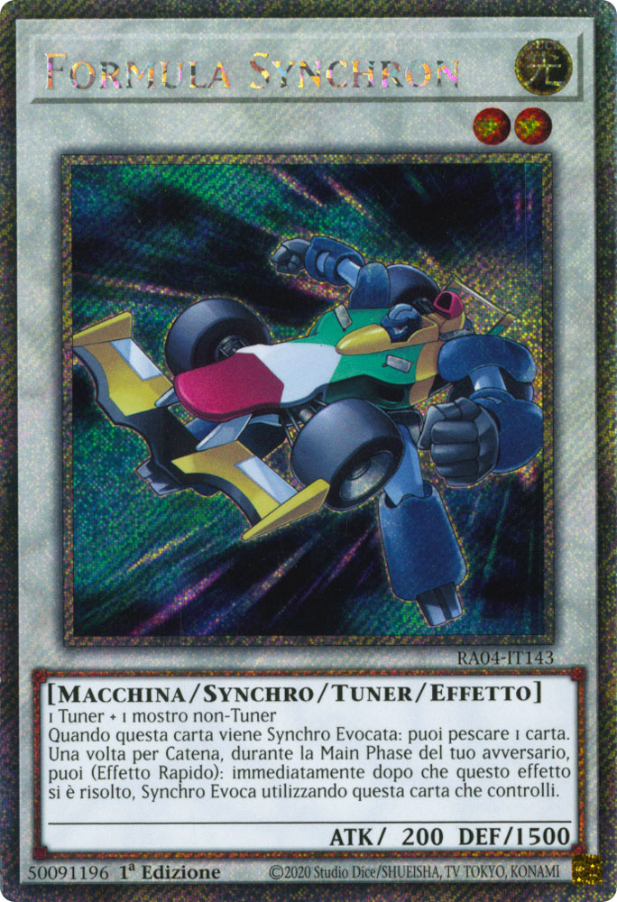 RA04-IT143 Formula Synchron Platinum Segreta 1a Edizione (IT) -NEAR MINT-