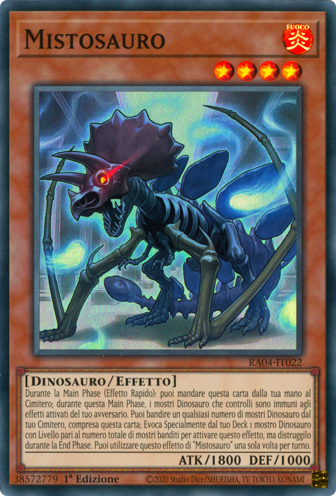 RA04-IT022 Mistosauro Super Rara 1a Edizione (IT) -NEAR MINT-