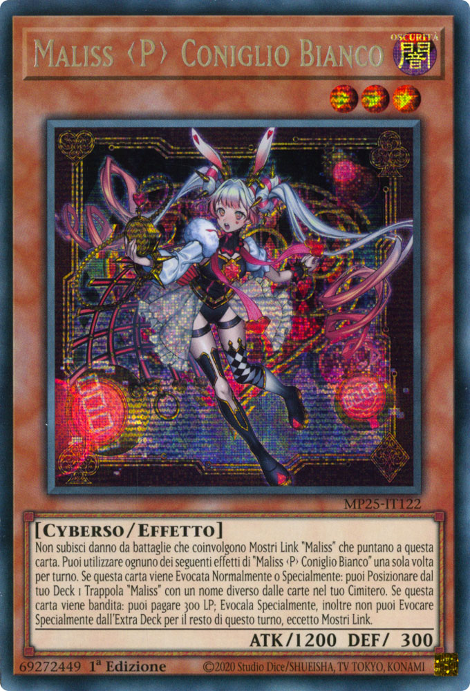 MP25-IT122 Maliss P Coniglio Bianco Rara Segreta 1a Edizione (IT) -NEAR MINT-