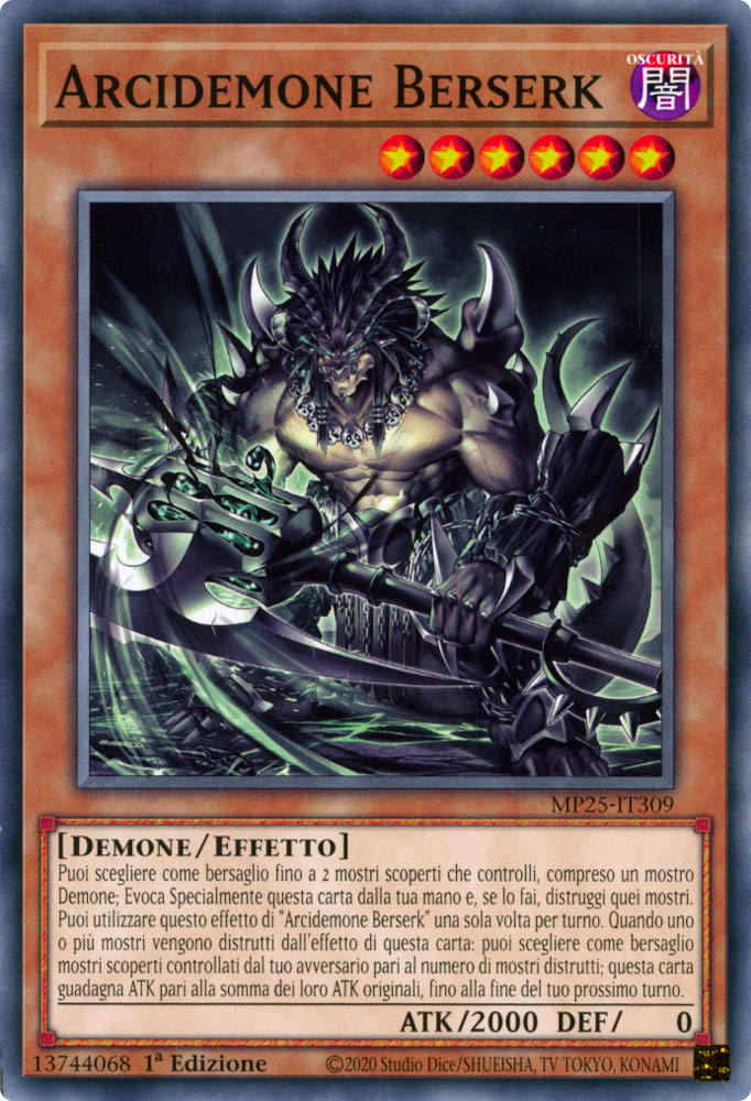 MP25-IT309 Arcidemone Berserk Comune 1a Edizione (IT) -NEAR MINT-