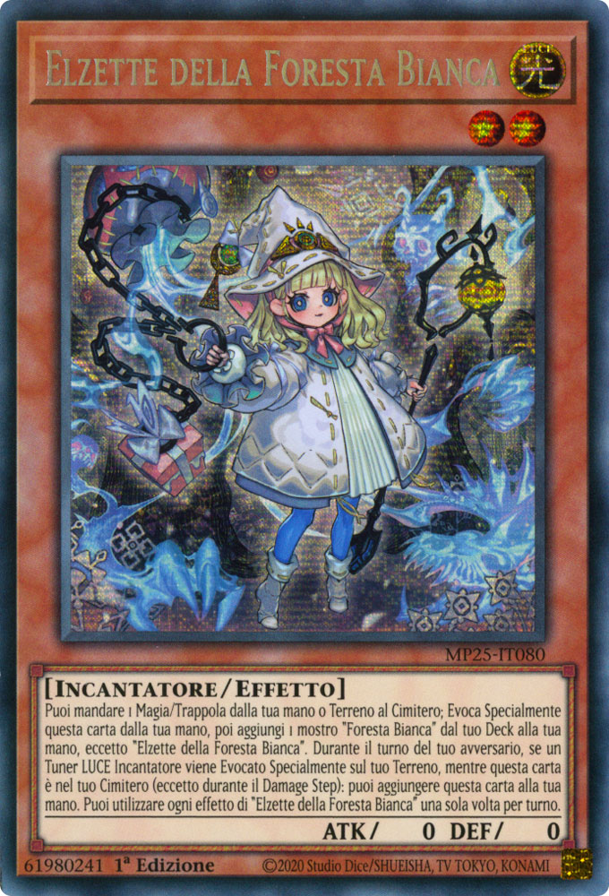 MP25-IT080 Elzette della Foresta Bianca Rara Segreta 1a Edizione (IT) -NEAR MINT-