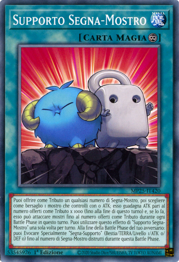 MP25-IT420 Supporto Segna-Mostro Comune 1a Edizione (IT) -NEAR MINT-