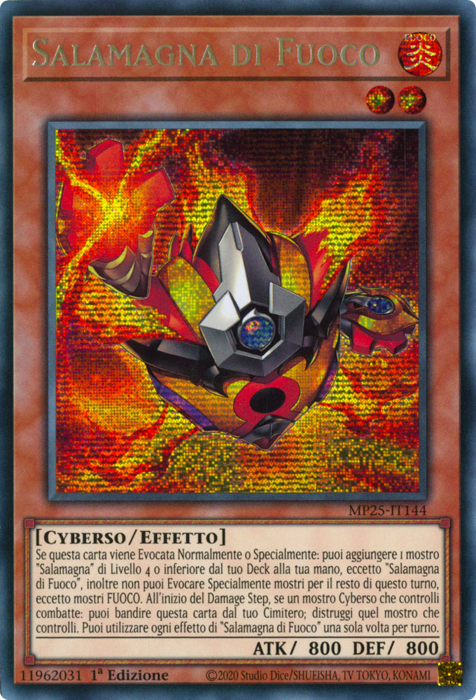 MP25-IT144 Salamagna di Fuoco Rara Segreta 1a Edizione (IT) -NEAR MINT-