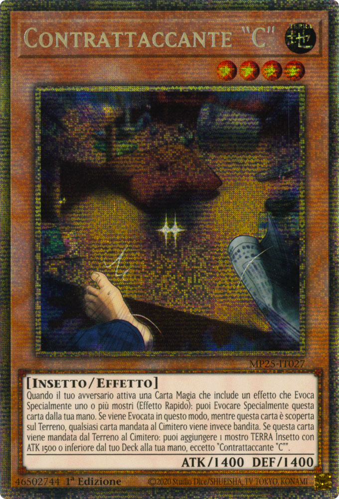 MP25-IT027 Contrattaccante ''C'' Rara Starlight 1a Edizione (IT) -NEAR MINT-