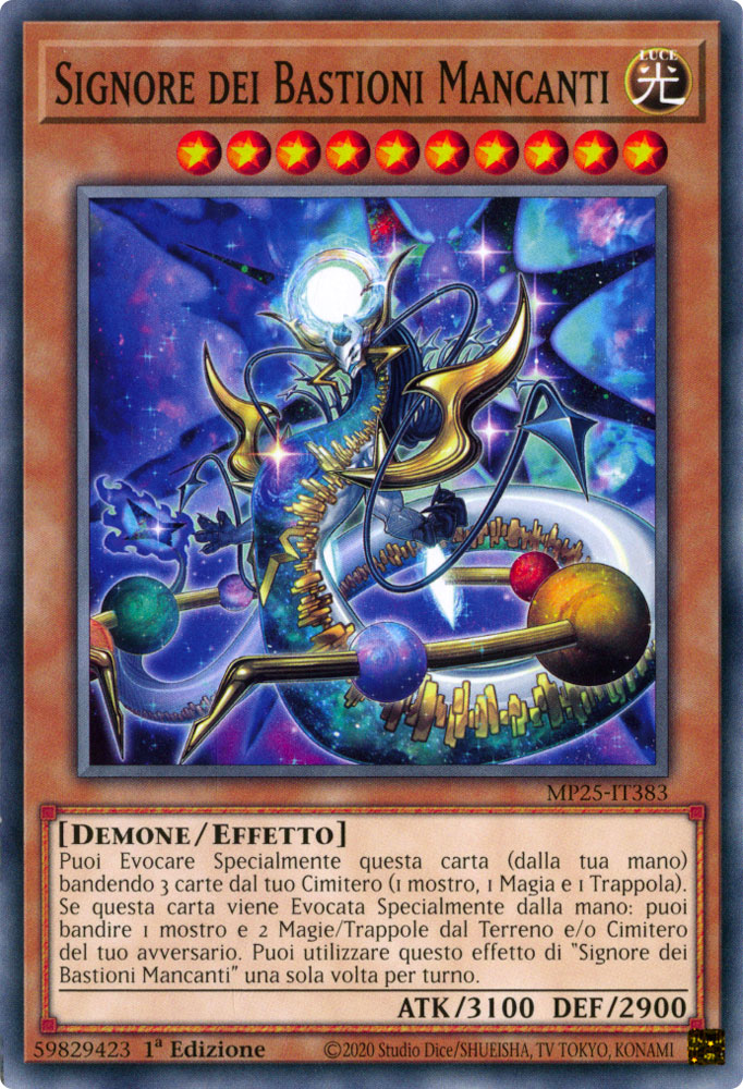 MP25-IT383 Signore dei Bastioni Mancanti Comune 1a Edizione (IT) -NEAR MINT-