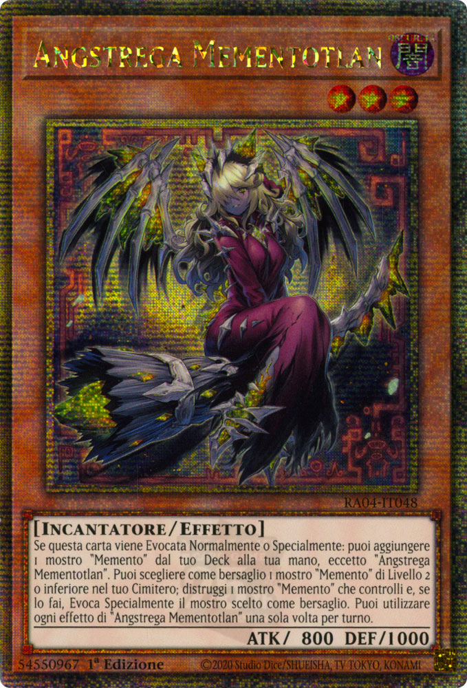 RA04-IT048 Angstrega Mementotlan Rara Segreta Quarto di Secolo 1a Edizione (IT) -NEAR MINT-