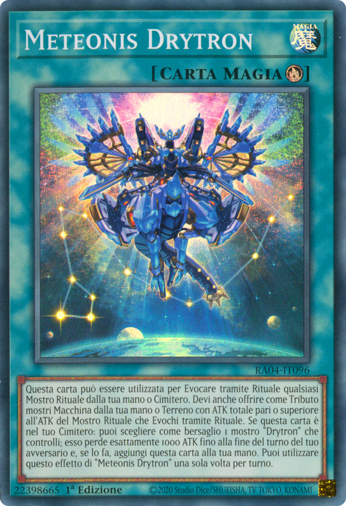 RA04-IT096 Meteonis Drytron Super Rara 1a Edizione (IT) -NEAR MINT-