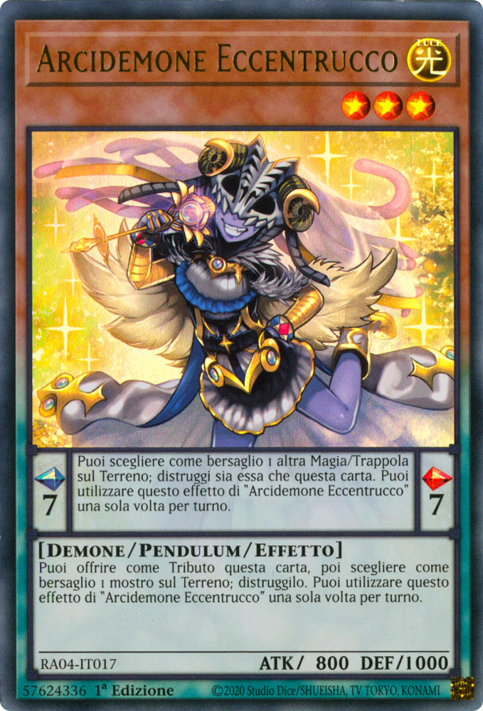 RA04-IT017 Arcidemone Eccentrucco Ultra Rara 1a Edizione (IT) -NEAR MINT-