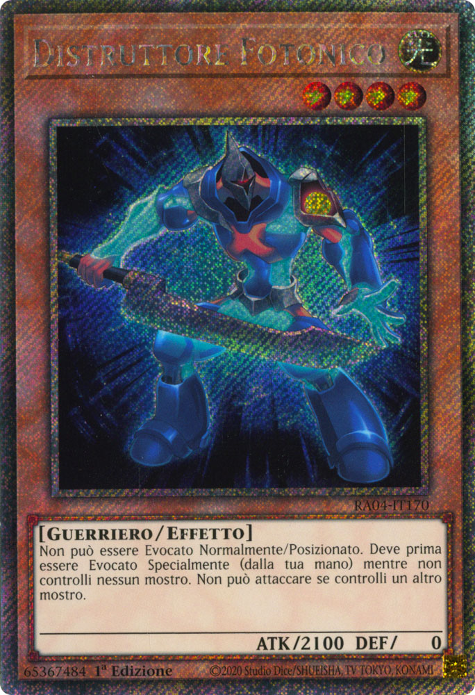 RA04-IT170 Distruttore Fotonico Platinum Segreta 1a Edizione (IT) -NEAR MINT-