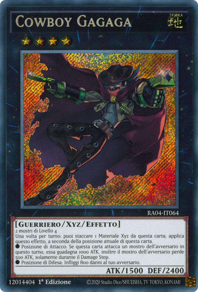 RA04-IT064 Cowboy Gagaga Rara Segreta 1a Edizione (IT) -NEAR MINT-