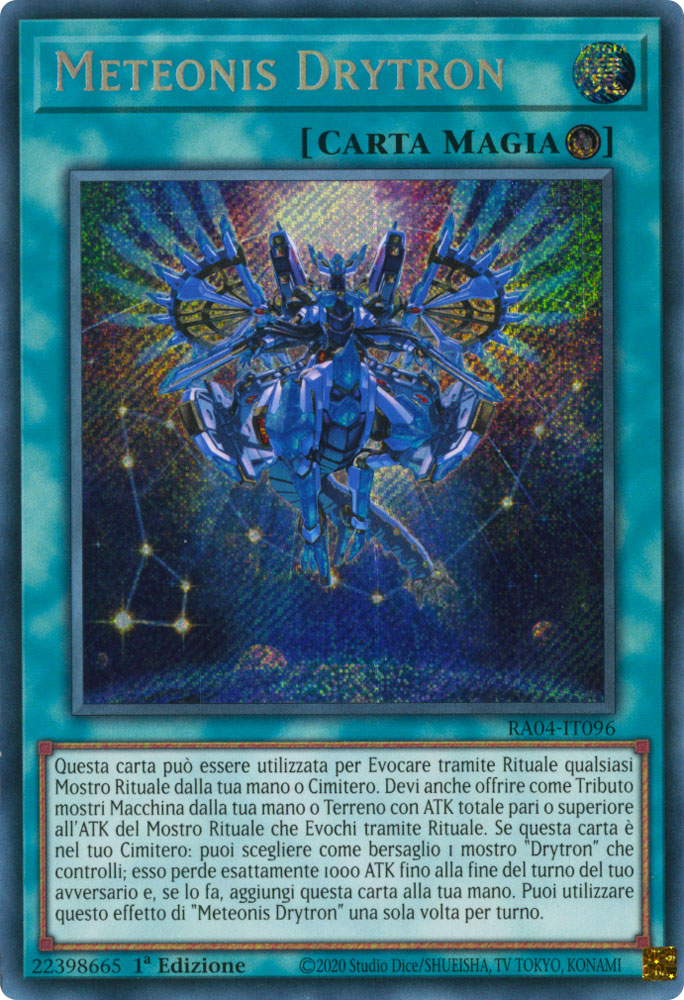 RA04-IT096 Meteonis Drytron Rara Segreta 1a Edizione (IT) -NEAR MINT-