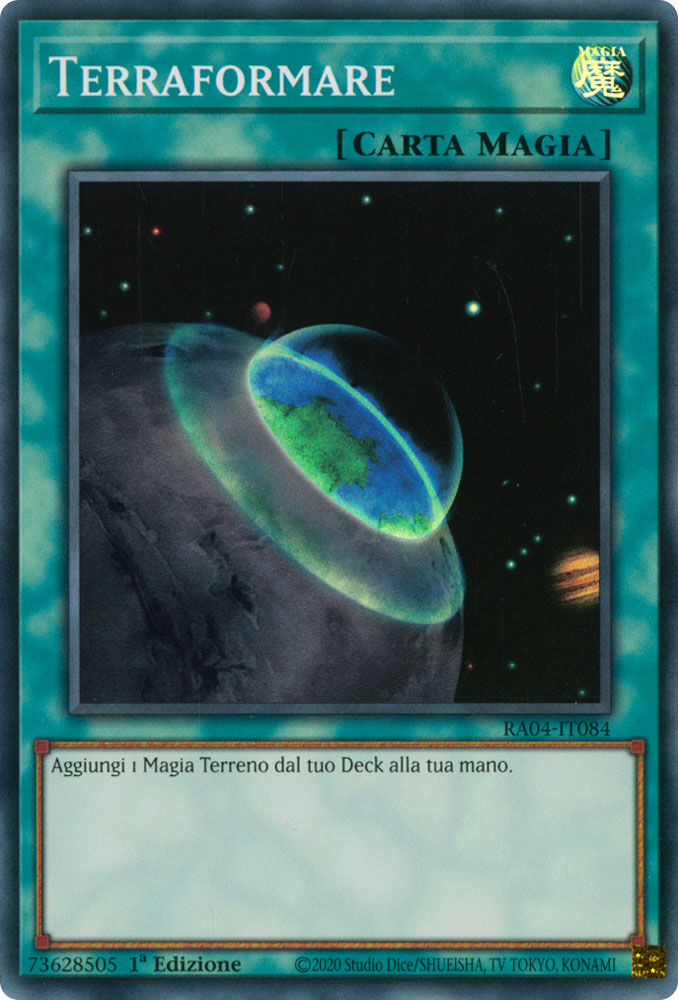 RA04-IT084 Terraformare Super Rara 1a Edizione (IT) -NEAR MINT-