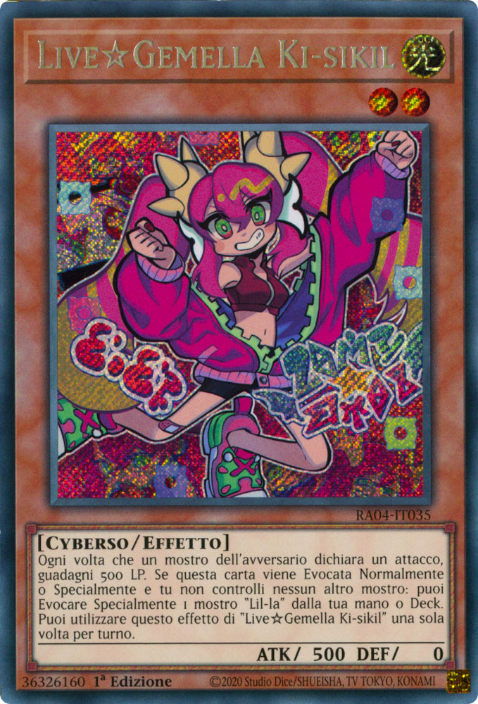 RA04-IT035 Live Gemella  Ki-sikil Rara Segreta 1a Edizione (IT) -NEAR MINT-