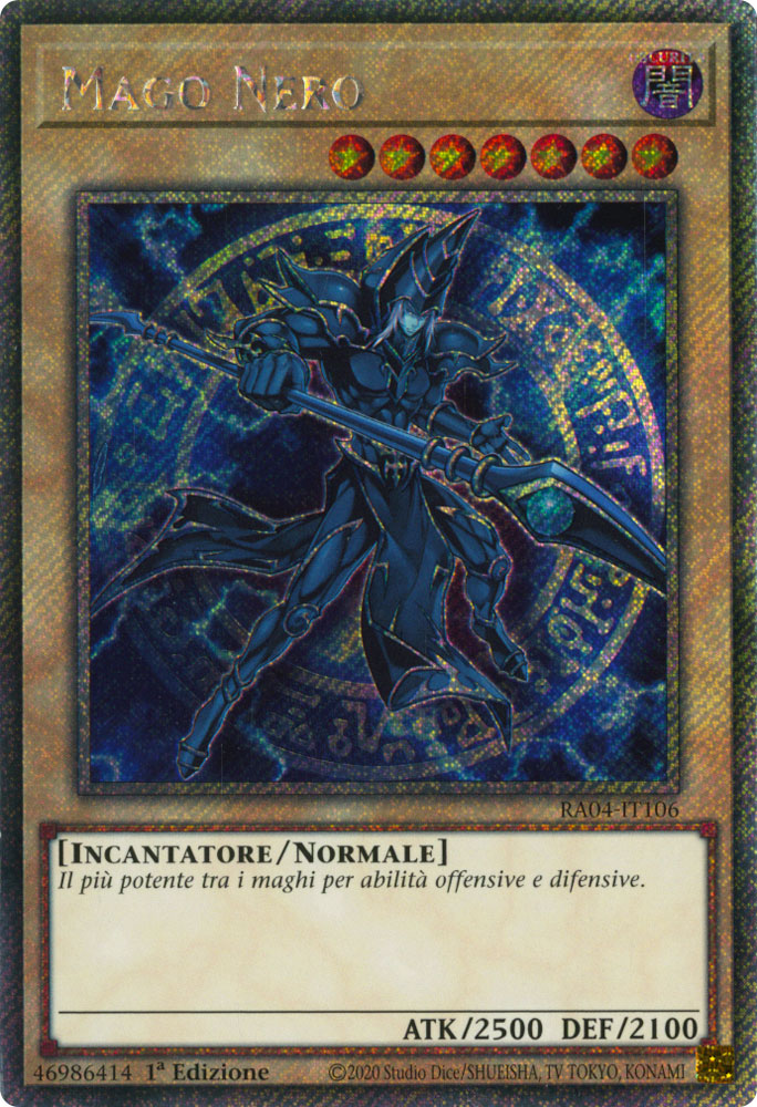 RA04-IT106 Mago Nero (Versione Alternativa) Platinum Segreta 1a Edizione (IT) -NEAR MINT-