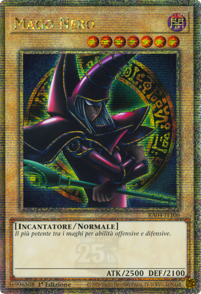RA04-IT106 Mago Nero (Versione Alternativa) Rara Segreta Quarto di Secolo 1a Edizione (IT) -NEAR MINT-