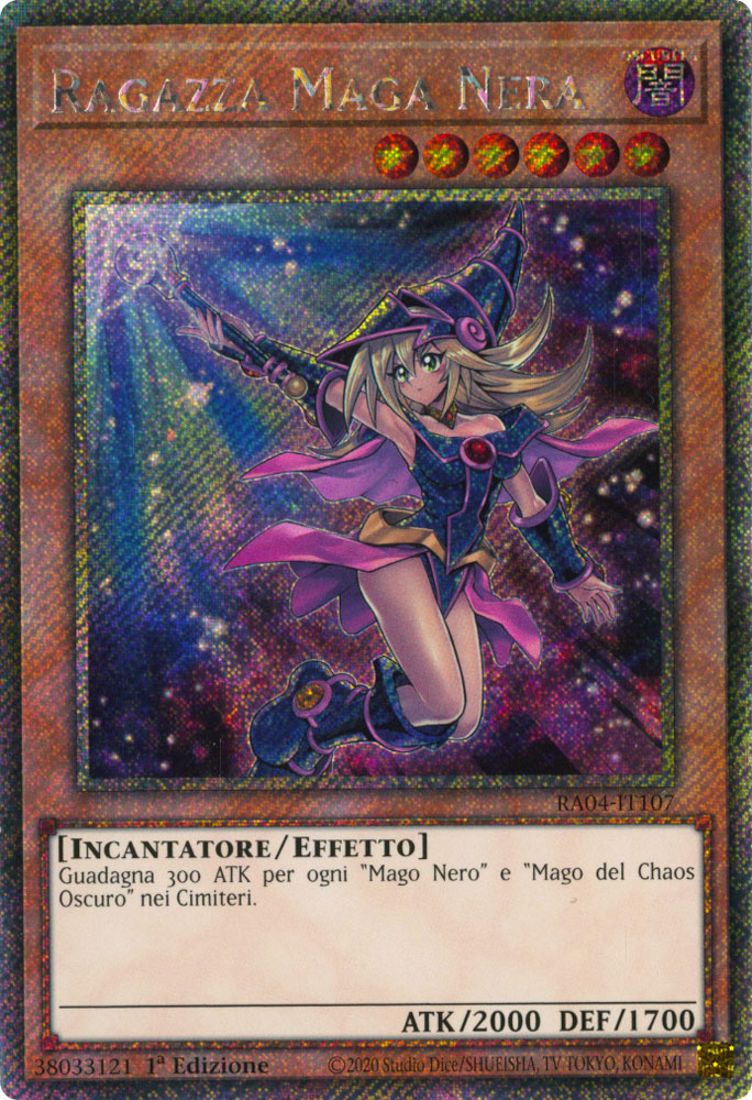 RA04-IT107 Ragazza Maga Nera (Versione Alternativa) Platinum Segreta 1a Edizione (IT) -NEAR MINT-