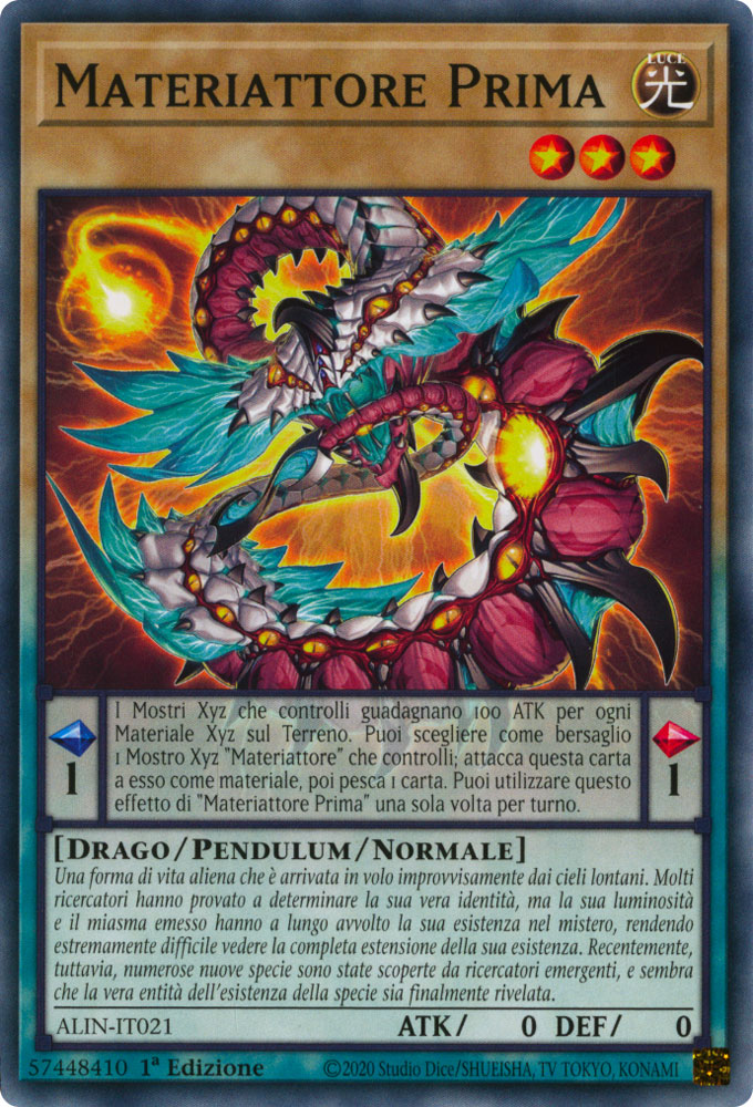 ALIN-IT021 Materiattore Prima Comune 1a Edizione (IT) -NEAR MINT-