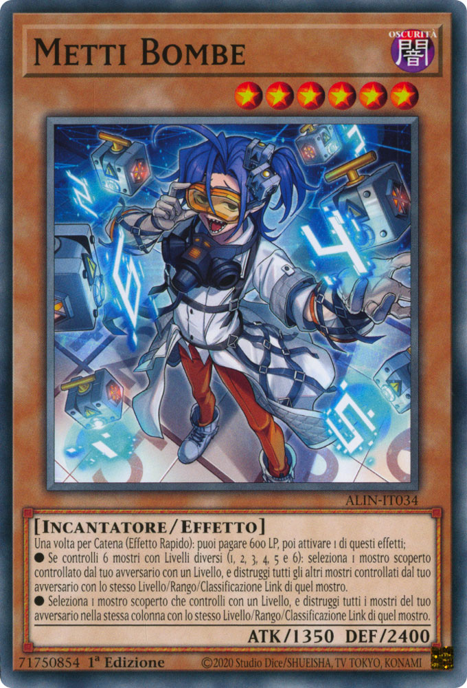 ALIN-IT034 Metti Bombe Comune 1a Edizione (IT) -NEAR MINT-