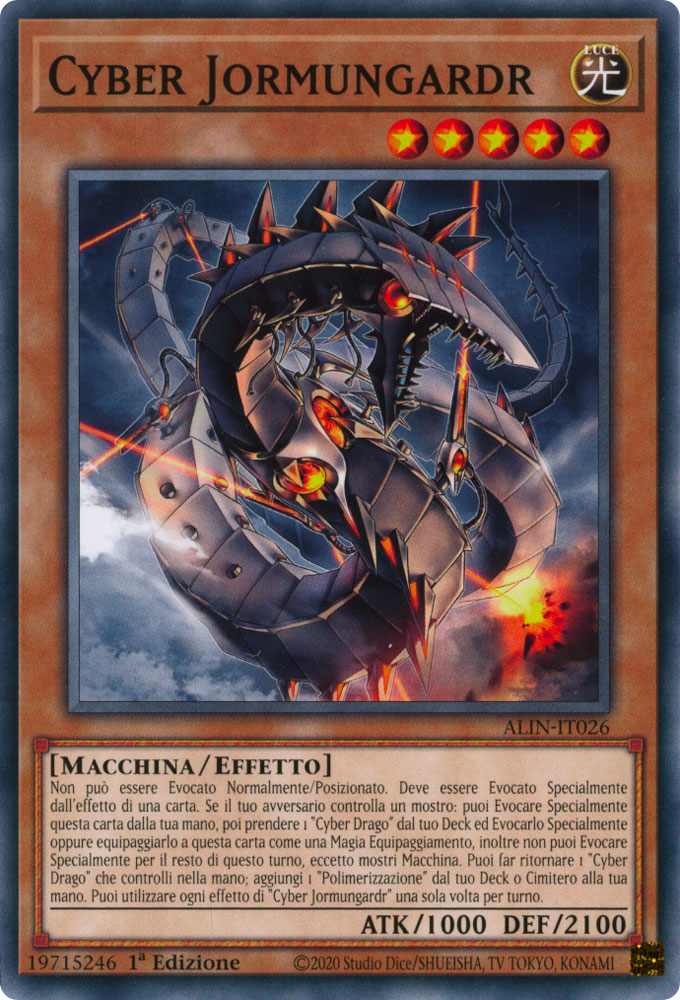 ALIN-IT026 Cyber Jormungardr Comune 1a Edizione (IT) -NEAR MINT-