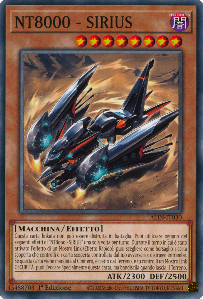 ALIN-IT030 NT8000 - SIRIUS Comune 1a Edizione (IT) -NEAR MINT-