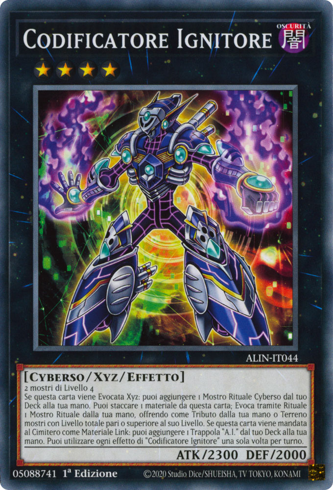 ALIN-IT044 Codificatore Ignitore Comune 1a Edizione (IT) -NEAR MINT-