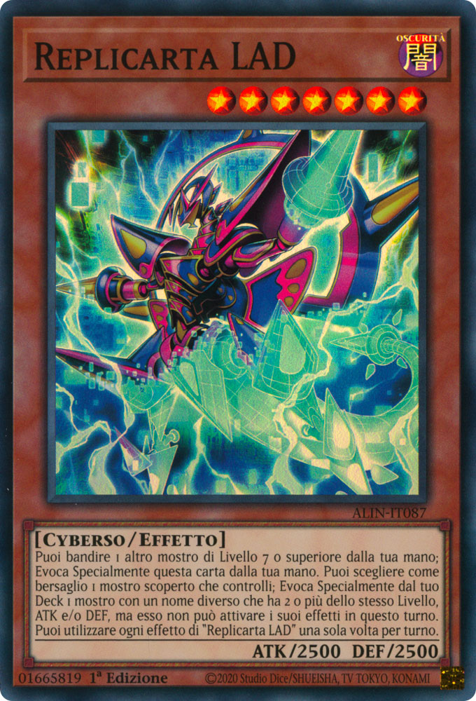 ALIN-IT087 Replicarta LAD Super Rara 1a Edizione (IT) -NEAR MINT-