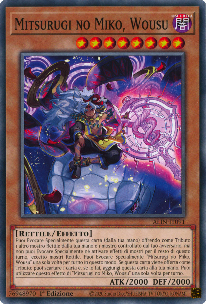 ALIN-IT091 Mitsurugi no Miko, Wousu Comune 1a Edizione (IT) -NEAR MINT-