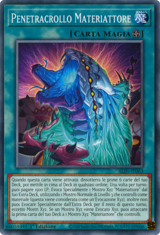 ALIN-IT063 Penetracrollo Materiattore Comune 1a Edizione (IT) -NEAR MINT-