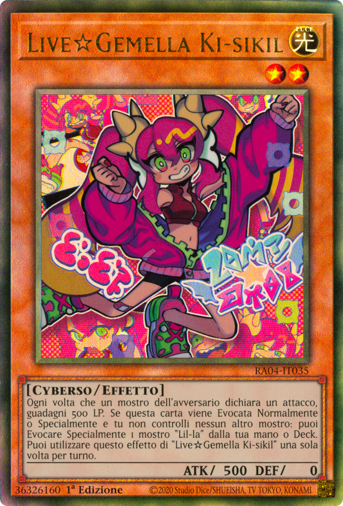 RA04-IT035 Live Gemella  Ki-sikil Rara Ultimate 1a Edizione (IT) -NEAR MINT-