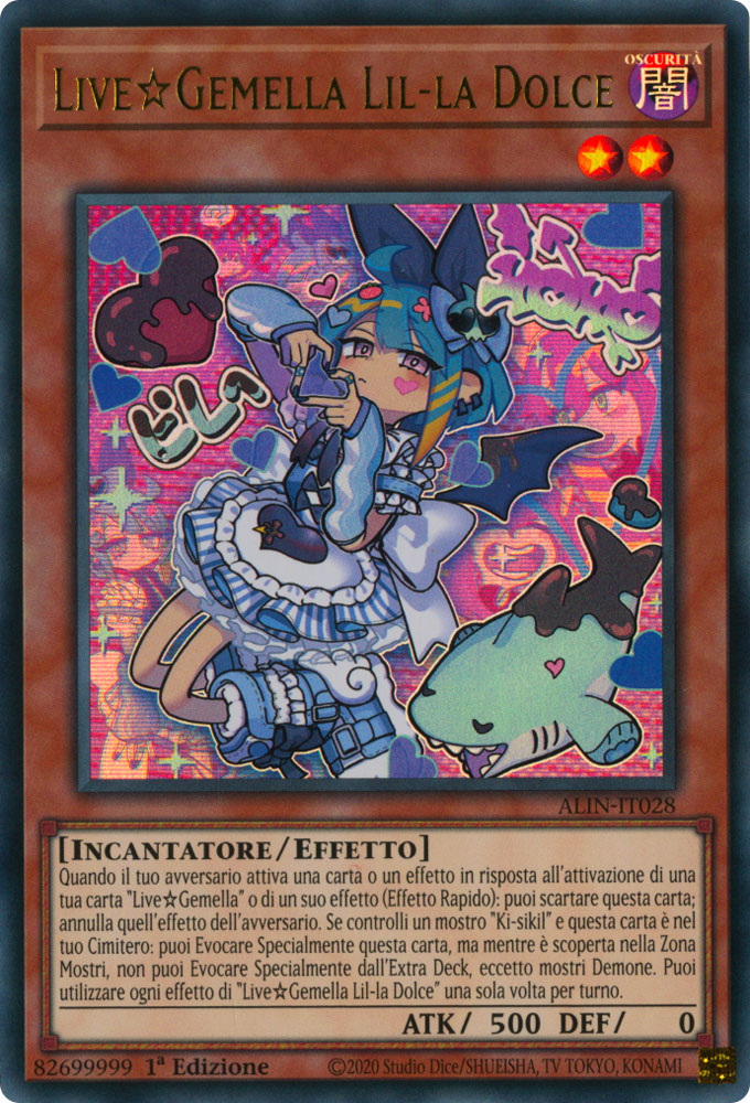 ALIN-IT028 Live Gemella Lil-la Dolce Ultra Rara 1a Edizione (IT) -NEAR MINT-