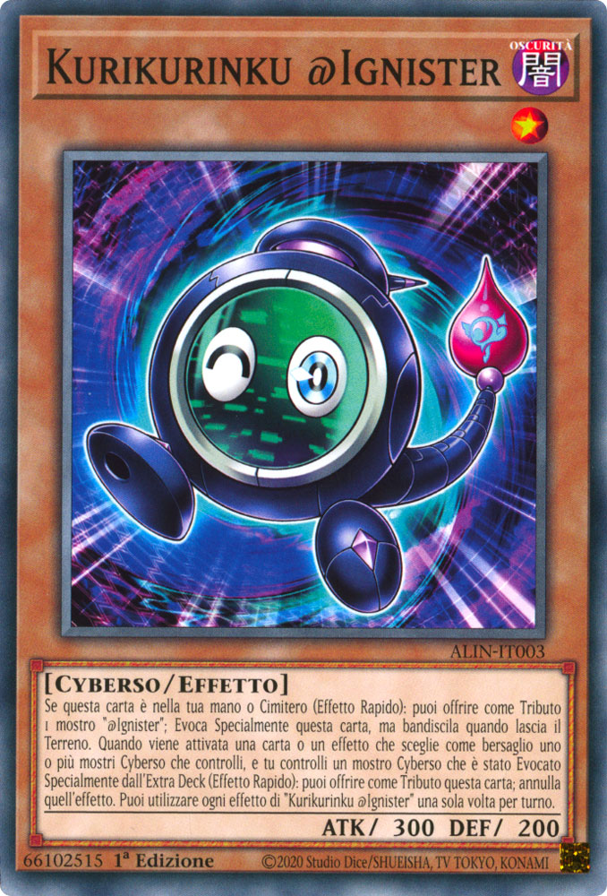 ALIN-IT003 Kurikurinku Ignister Comune 1a Edizione (IT) -NEAR MINT-