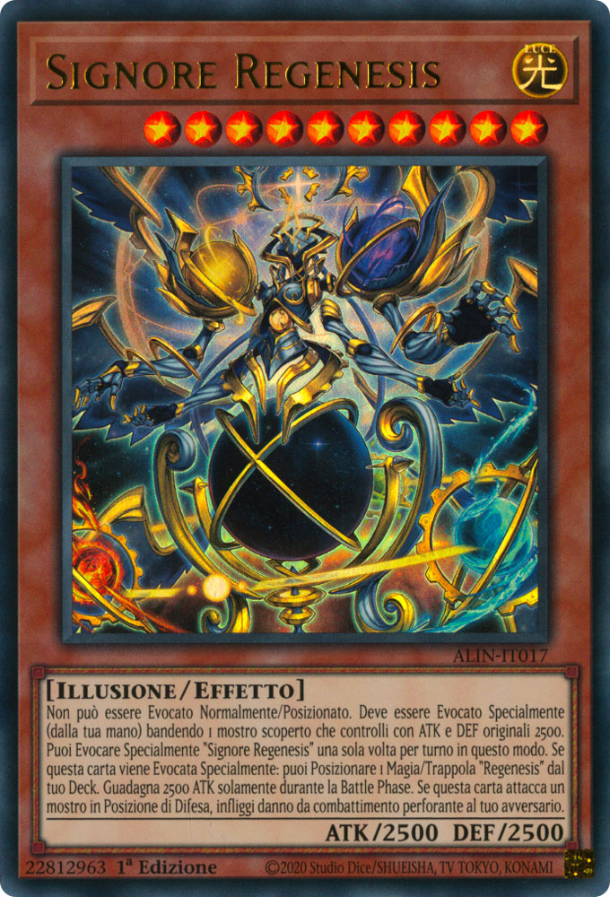 ALIN-IT017 Signore Regenesis Ultra Rara 1a Edizione (IT) -NEAR MINT-