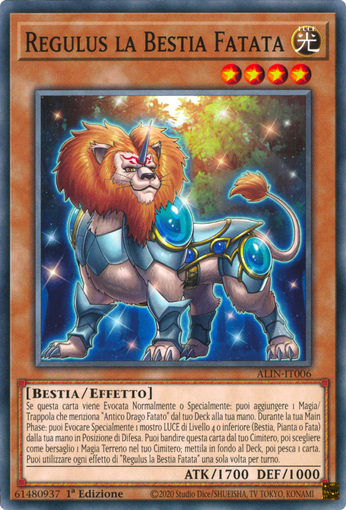 ALIN-IT006 Regulus la Bestia Fatata Comune 1a Edizione (IT) -NEAR MINT-