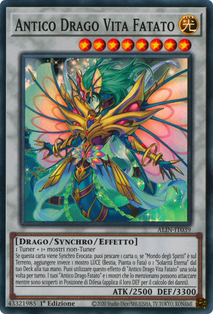 ALIN-IT039 Antico Drago Vita Fatato Super Rara 1a Edizione (IT) -NEAR MINT-