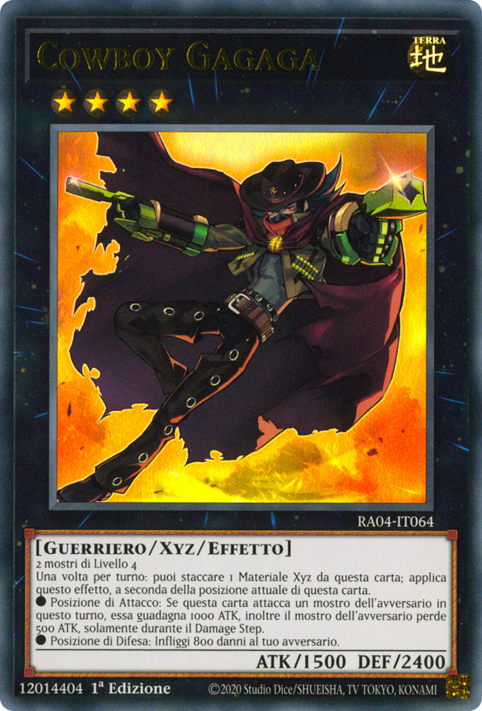 RA04-IT064 Cowboy Gagaga Ultra Rara 1a Edizione (IT) -NEAR MINT-
