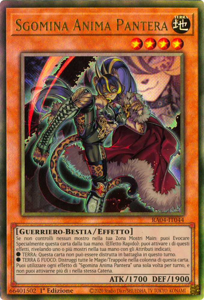 RA04-IT044 Sgomina Anima Pantera Rara Ultimate 1a Edizione (IT) -NEAR MINT-