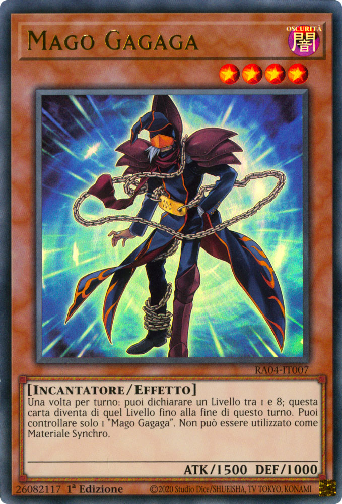 RA04-IT007 Mago Gagaga Ultra Rara 1a Edizione (IT) -NEAR MINT-