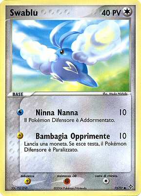 75 / 97 Swablu comune (IT) -NEAR MINT-