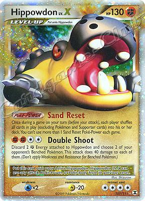 107 / 111 Hippowdon LV.X rara livello X foil (EN) -NEAR MINT-