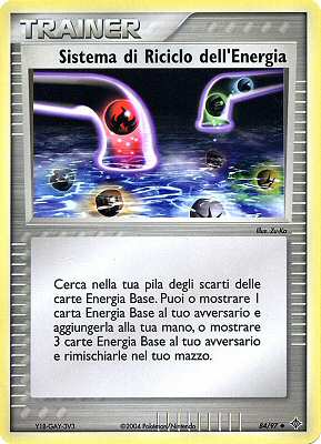 84 / 97 Sistema di Riciclo dell' Energia non comune (IT) -NEAR MINT-