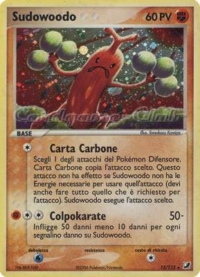015 / 115 Sudowoodo rara foil (IT) -NEAR MINT-