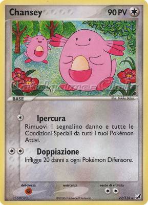 020 / 115 Chansey rara (IT) -NEAR MINT-