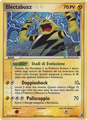 022 / 115 Electabuzz rara (IT) -NEAR MINT-