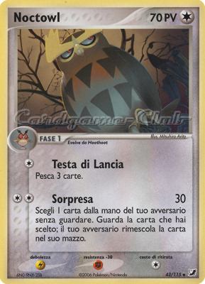 043 / 115 Noctowl non comune (IT) -NEAR MINT-