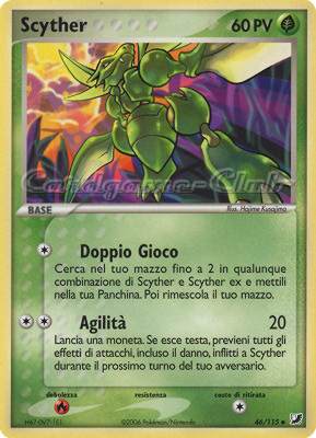 046 / 115 Scyther non comune (IT) -NEAR MINT-