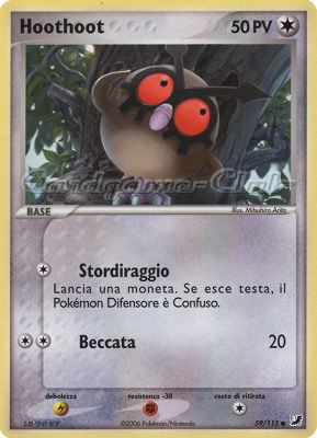 059 / 115 Hoothoot comune (IT) -NEAR MINT-